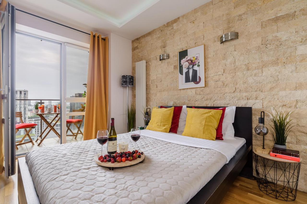 Luxury In Platinum Tower Lägenhet Warszawa