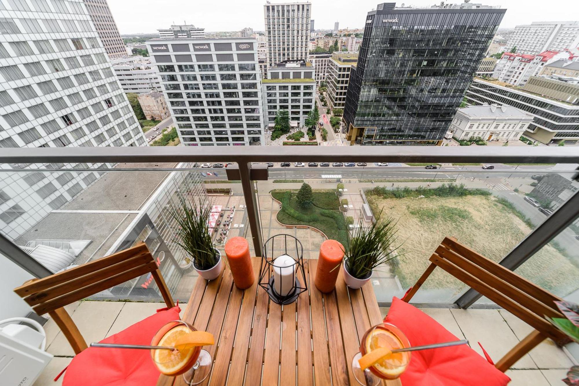 Luxury In Platinum Tower Lägenhet Warszawa